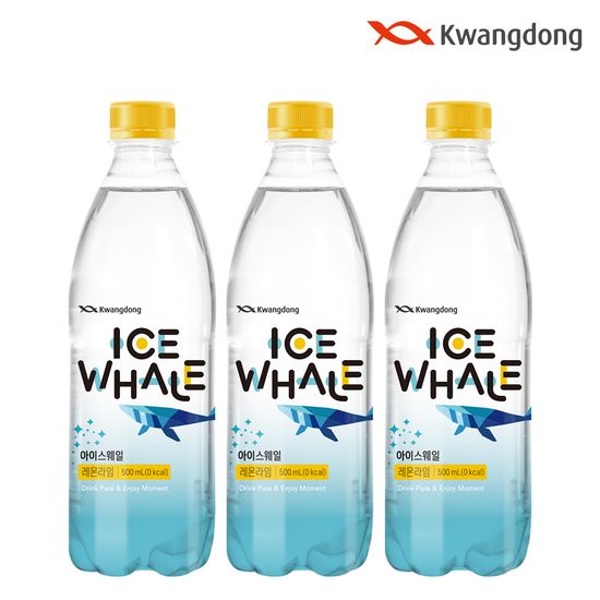 광동 아이스웨일 탄산음료 레몬라임 500ml x 40펫