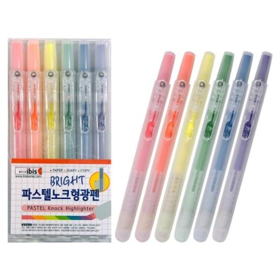 7200 파스텔노크형광펜(브라이트)