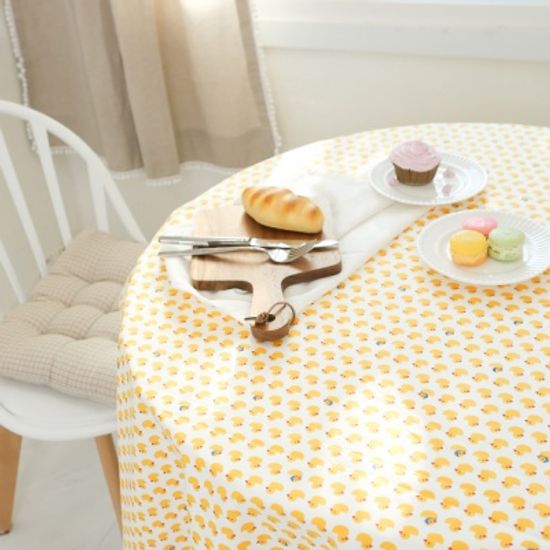 아기오리 면 식탁보 테이블보 덮개