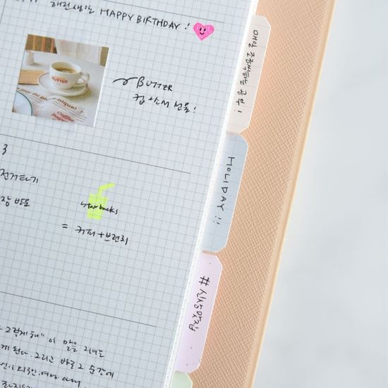 스프링인덱스북-프리스타일 (자유롭게 쓰는 플래너)