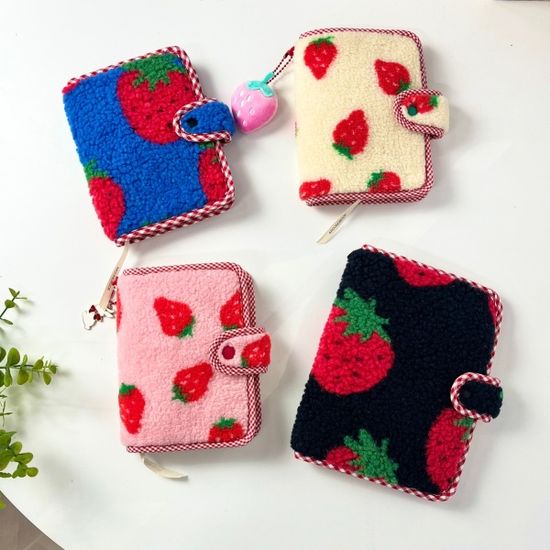 딸기뽀글이  북커버 다이어리커버