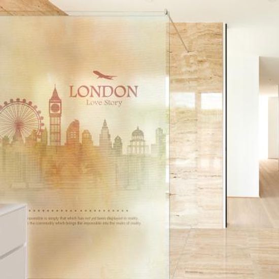 창문 유리창시트지 칼라 안개시트지 런던러브스토리01