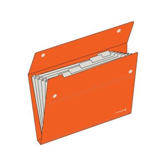 5분류 도큐멘트 화일 오렌지 서류보관 아코디언화일