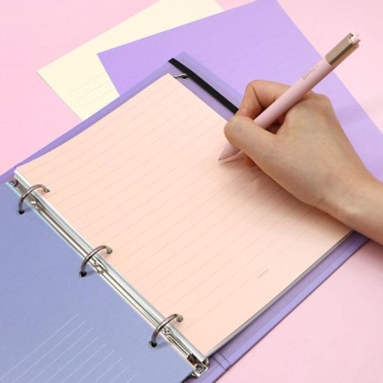 핑크풋 컬러패드편지지(색지)