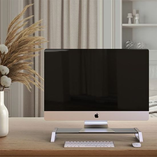 millim 밀림 국산 강화유리 컴퓨터 모니터 받침대