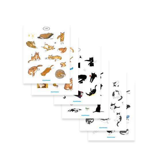 CAT 드로잉 스티커팩 