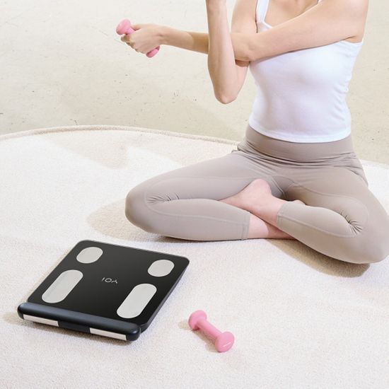 [요아이] 8점식 디지털 체지방 체중계 YSS-241FBK