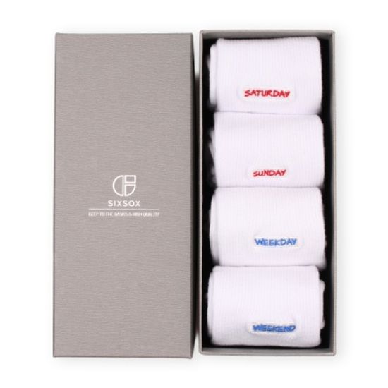 요일 자수양말 기프트 세트 [GIFT SET] [4개입]
