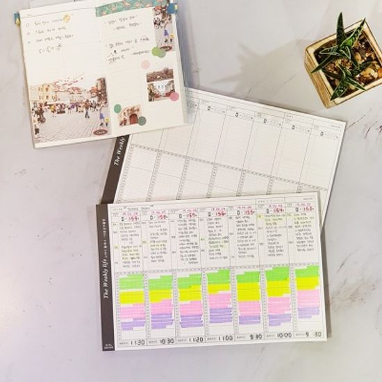 The weekly life (L)-스터디 플래너(10분공부) ver2