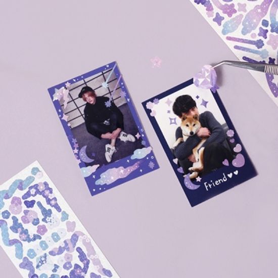 러비더비 홀로그램 씰스티커 (07-12)