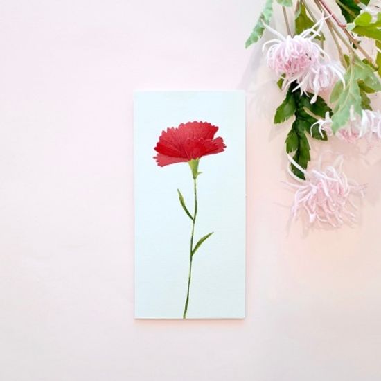 핸드메이드 플라워 카드 6종 꽃카드