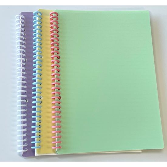 파스텔 30공 루즈링 미니 노트 A4 셀프제본 바인더링