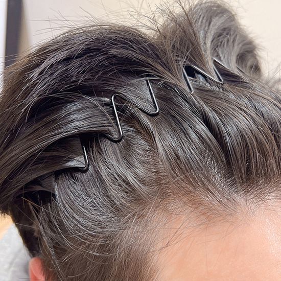 철사 머리띠 3P 남자 와이어 헤어밴드 얇은스프링