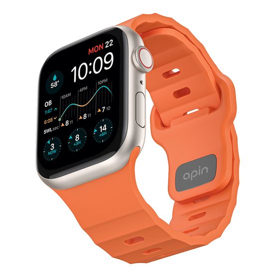 apin 애플워치 10 9 8 울트라 FKM 불소고무 스트랩