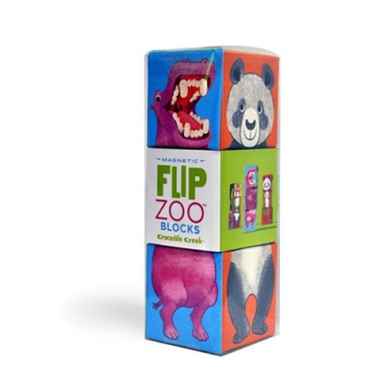 [Crocodile creek]  World Animals Flip Zoo Magnetic Puzzle