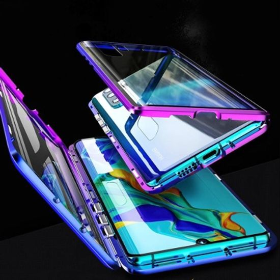 갤럭시 S21 울트라 플러스 풀커버 메탈 자석 폰케이스