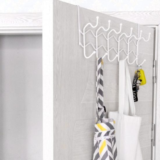 지그재그 12구 도어후크 도어훅 옷걸이