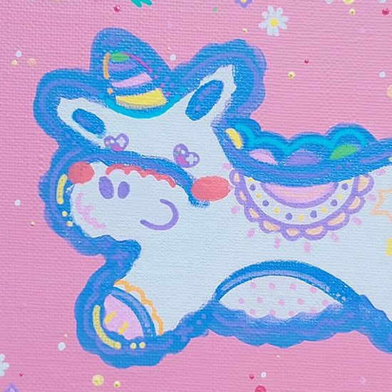 [오픈갤러리]원화작품_하선정, 슝슝 꽃콘콘