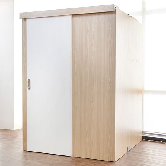 1인실 스터디룸 슬라이딩도어 왼쪽문 +LED스탠드