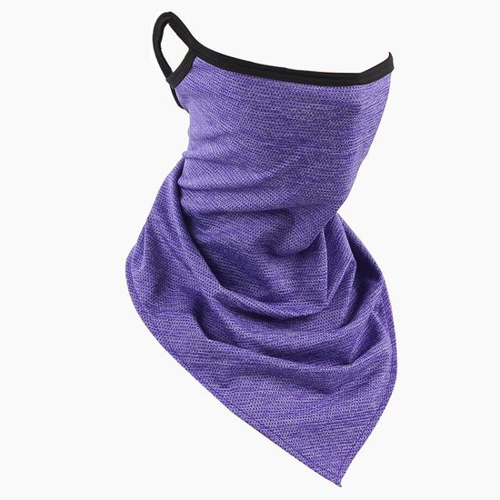 [젠웨어] 썸머 메쉬 귀걸이형 롱 멀티스카프(퍼플)