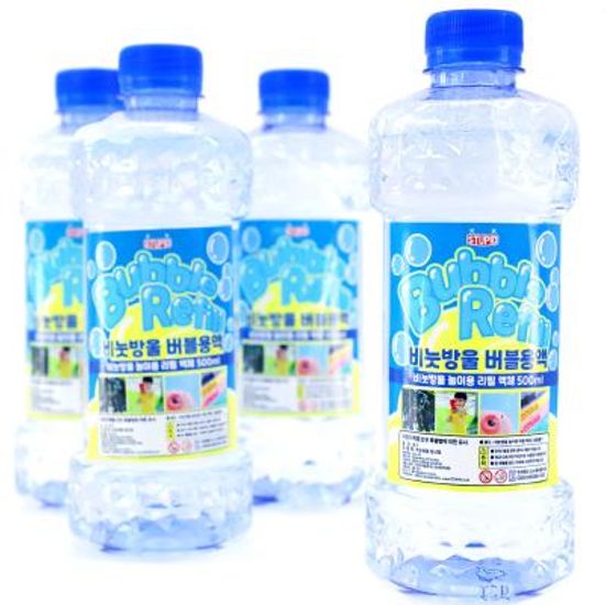 비눗방울 버블 용액 리필 500ml 4개입 2L 세트