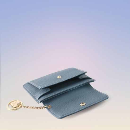 [이니셜 커스텀] Big pocket point wallet _ Sky blue
