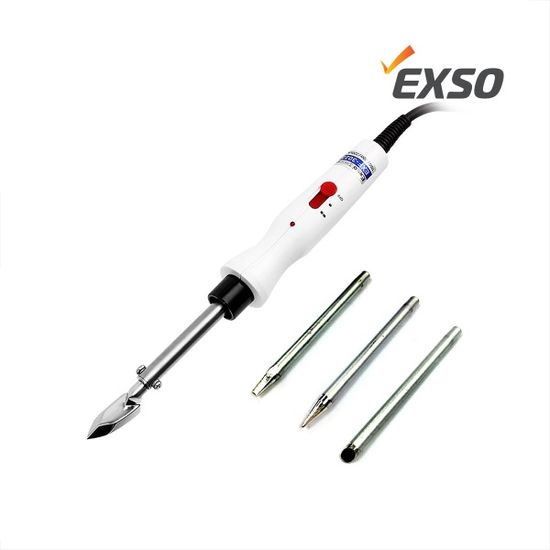 엑소 미니다리미형 인두기 EXF-3022 + 4파이 팁 1종