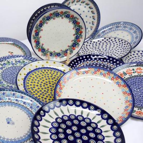 폴란드그릇 아티스티나 원형접시25cm 대접시 41종모음