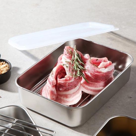 쿡코 스텐 밧드 트레이 커버세트(2호)