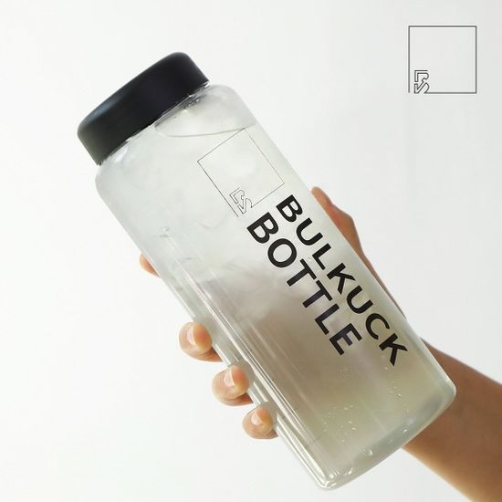 BULKUCK 아이스전용 1리터 대용량 물병 2P (블랙)