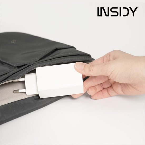 인사이디 3포트 초고속 정품 충전기 IPC-65W 어댑터