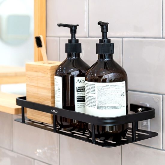 레토 무타공 욕실 화장실 선반 일자 코너형 LBR-SS01