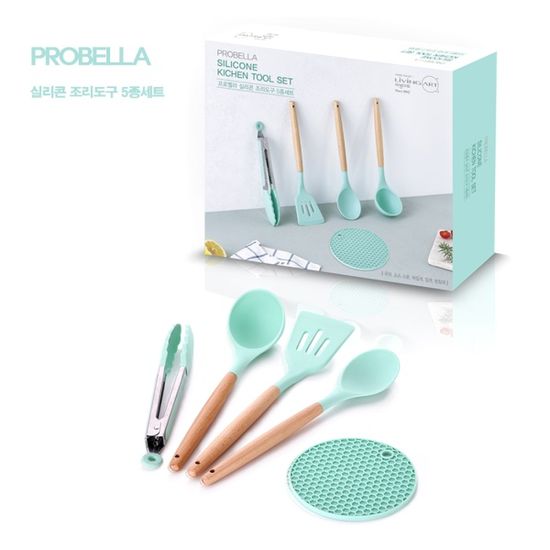 [프로벨라] 실리콘 조리도구 키친툴 5종세트