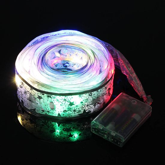 [도토로] LED 실버 리본 트리 전구 컬러 벽트리 조명 