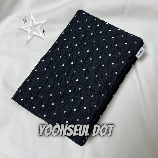 [북커버] 윤슬 도트 패브릭 커버