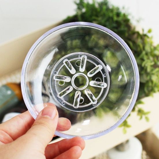 욕실 화장실 ABS 투명 비누접시 W27CD83