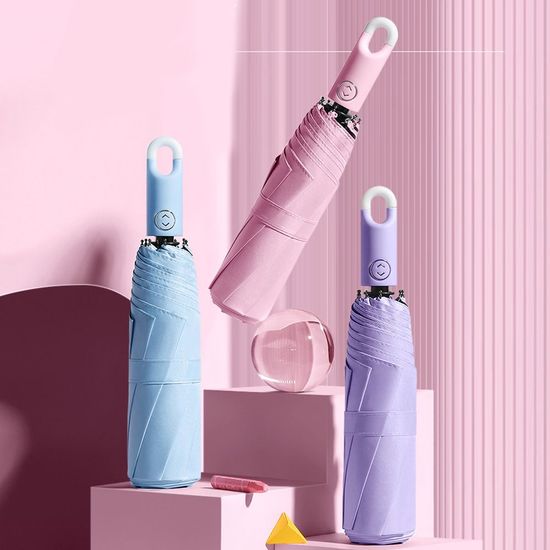 튼튼한 고리형 8K 자동 3단 양산 암막 (WBD644F)