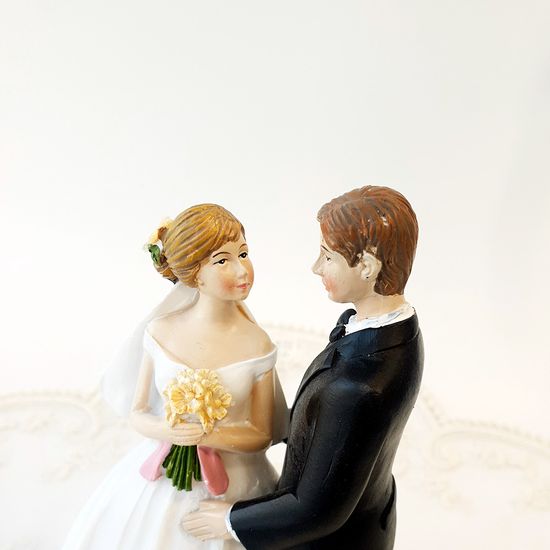 마리 웨딩 인형 커플 장식소품