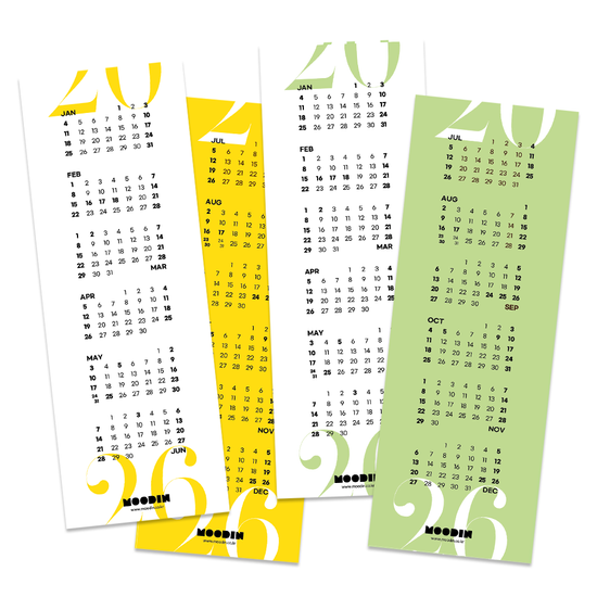 2026년 미니 달력 세트 