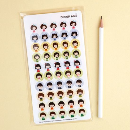 [기성]칭찬스티커 15mm 3장 150개