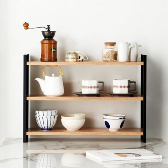 슬림 3단선반 철제주방선반