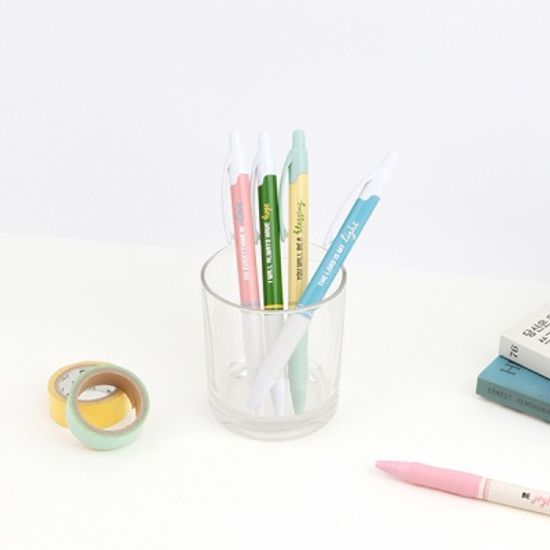 그레이스벨 심플라인 실크터치 볼펜(5종)