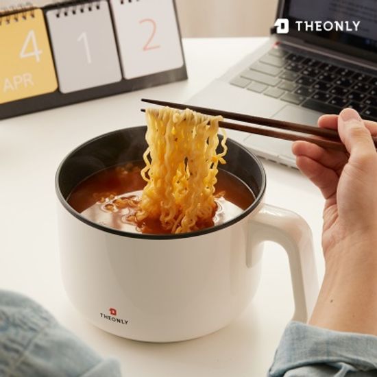 디온리 2in1 전기 계란 찜기 멀티쿠커 라면포트 1.2L