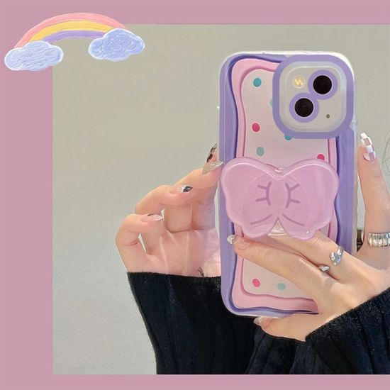 아이폰13 12 11 pro max 8 빅리본 핑거톡 젤리 케이스