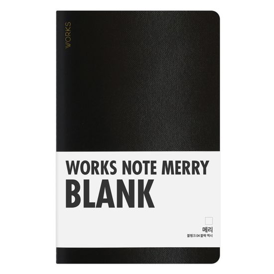 웍스 무선노트 2권팩-메리 블랭크 맥시(A5) 04 블랙