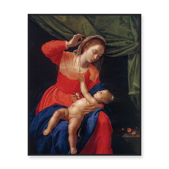 아르테미시아 젠틸레스키 - 성모자와 로사리오