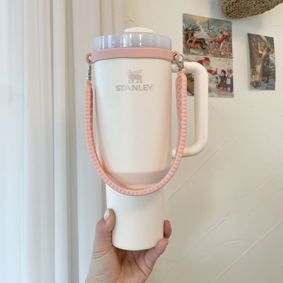 텀블러 스트랩 홀더 스탠리호환 텀꾸 실리콘 캐리어