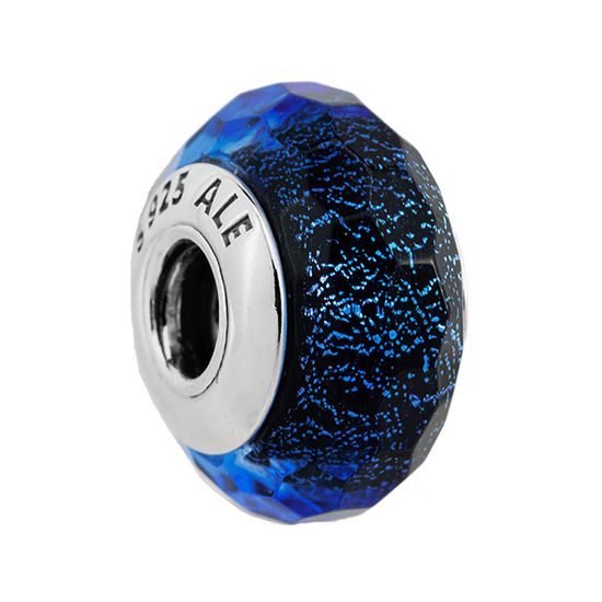 판도라 블루 무라노 글라스 참 791646