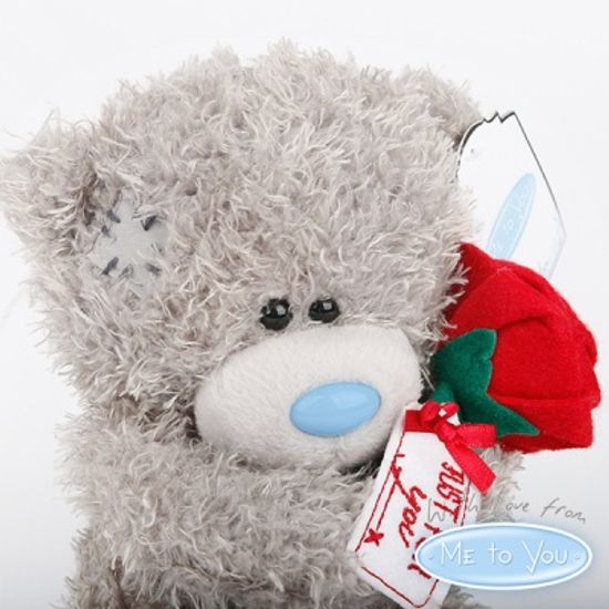 Me To You 6285 미 투 유 저스트 포 유 로즈 베어-8in