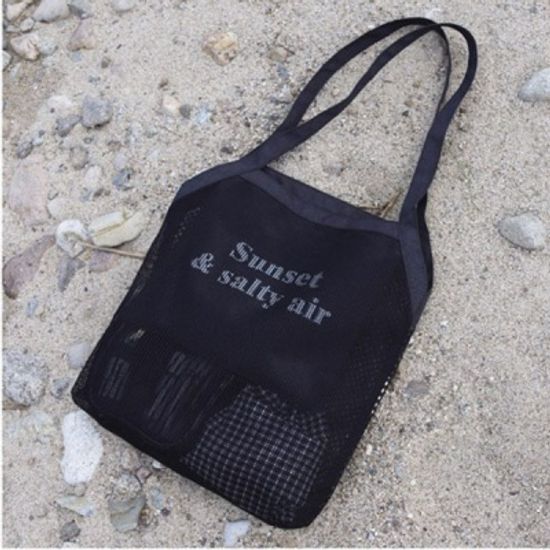 sunset mesh bag - 썬셋 메쉬 백 (블랙)